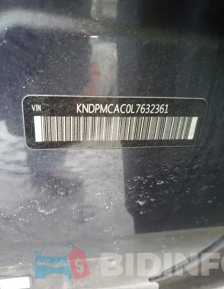KNDPMCAC0L7632361 Photo# 13