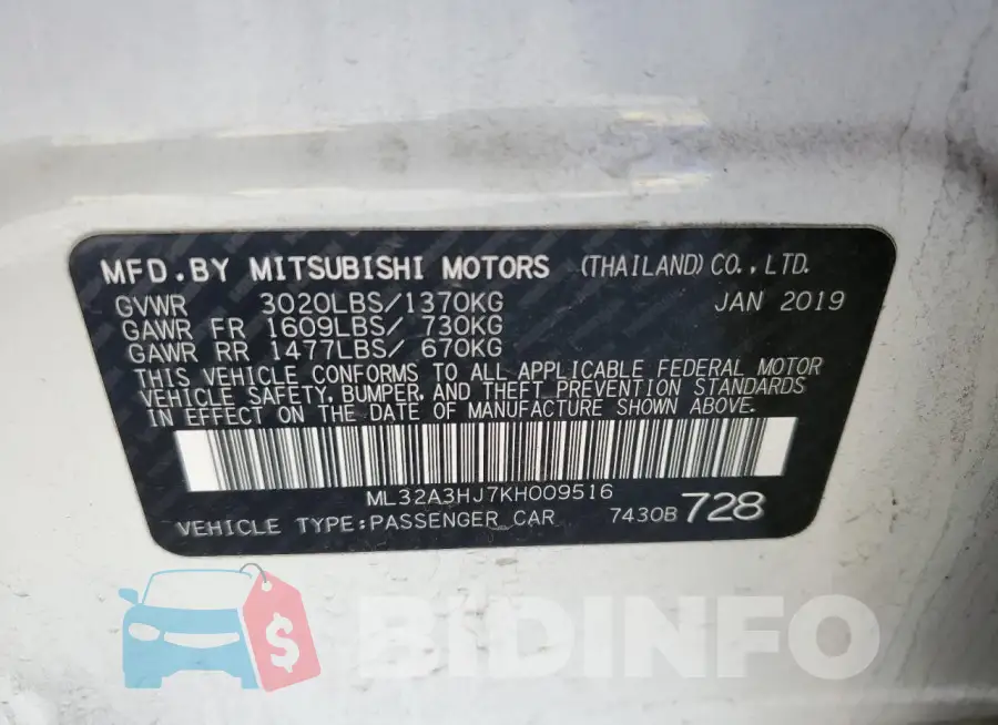 ML32A3HJ7KH009516 Photo# 12