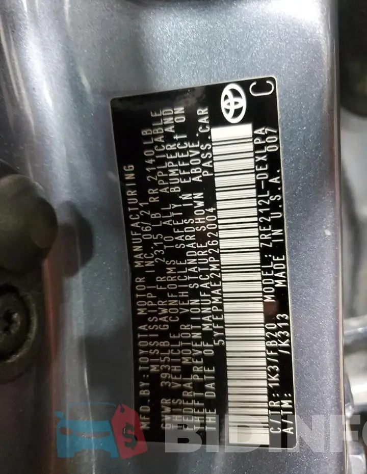 5YFEPMAE2MP262004 Photo# 12
