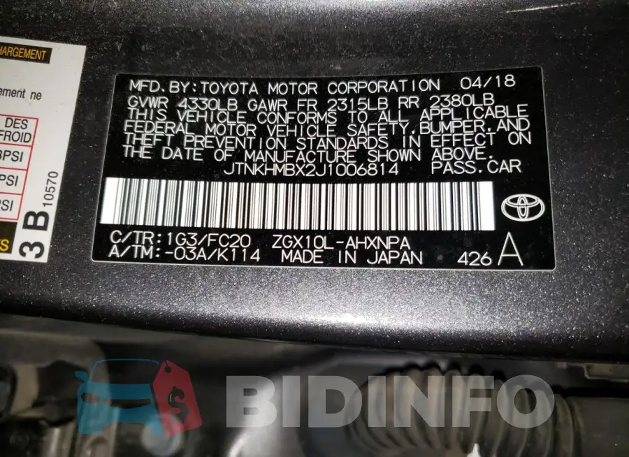 JTNKHMBX2J1006814 Photo# 13