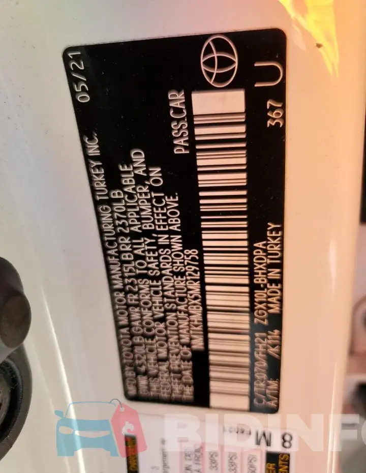 NMTKHMBX5MR129758 Photo# 12