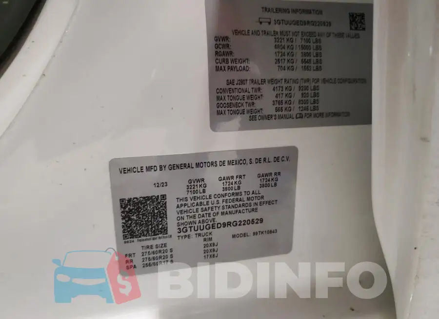 3GTUUGED9RG220529 Photo# 12