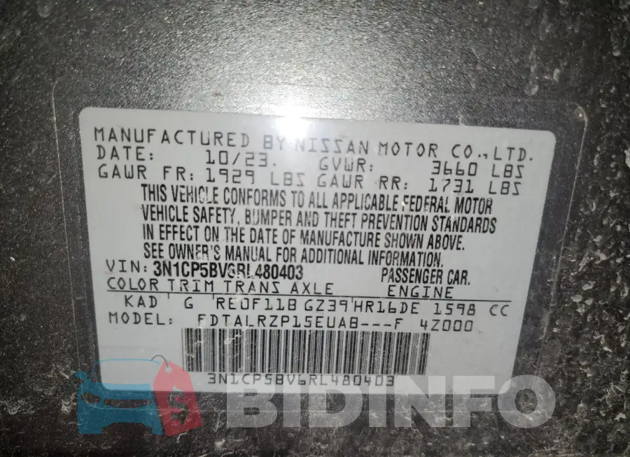 3N1CP5BV6RL480403 Photo# 12