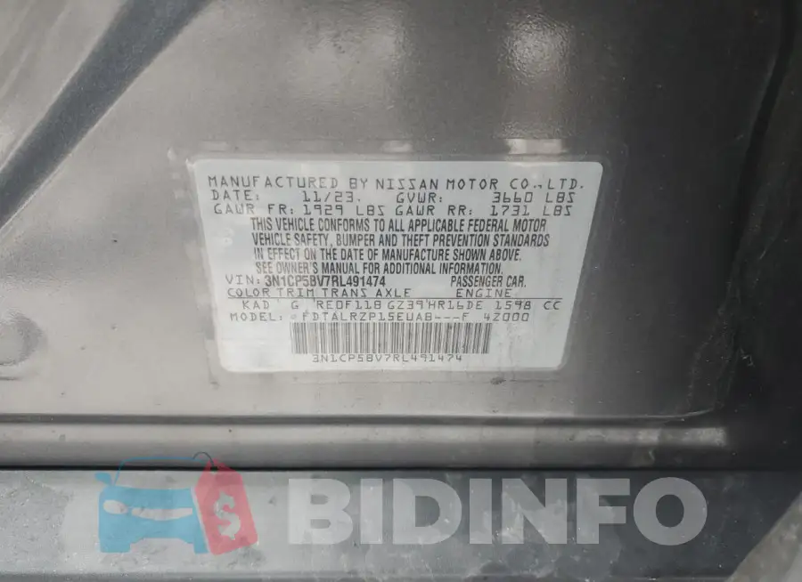 3N1CP5BV7RL491474 Photo# 13