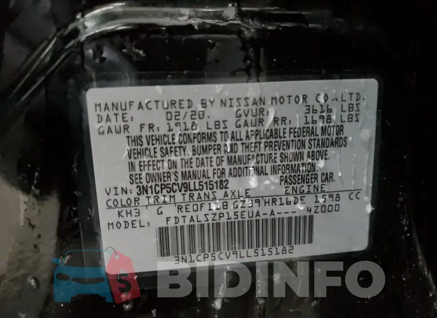 3N1CP5CV9LL515182 Photo# 14