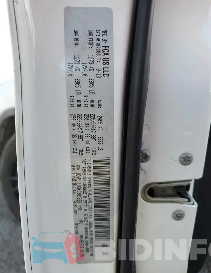 1C4PJLLX3KD301623 Photo# 12