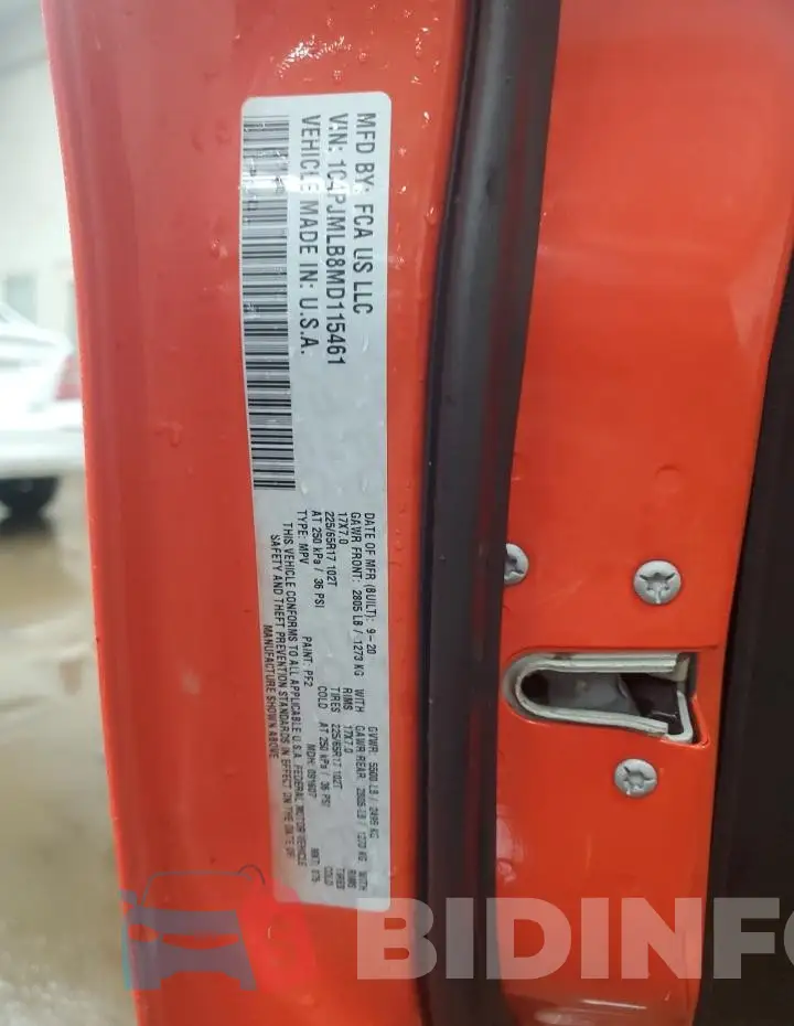 1C4PJMLB8MD115461 Photo# 13