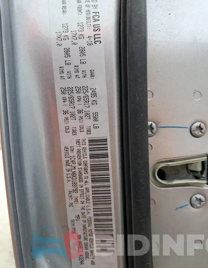 1C4PJMLN6KD189792 Photo# 13