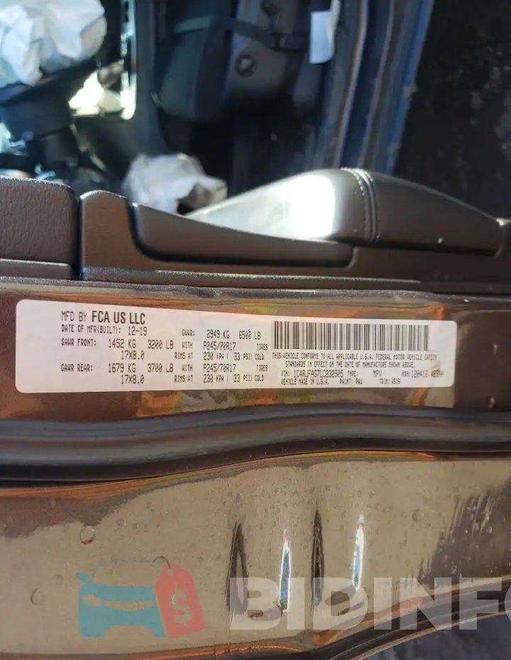 1C4RJFAG7LC232505 Photo# 12