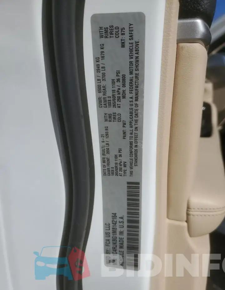 1C4RJKBG1M8142164 Photo# 13