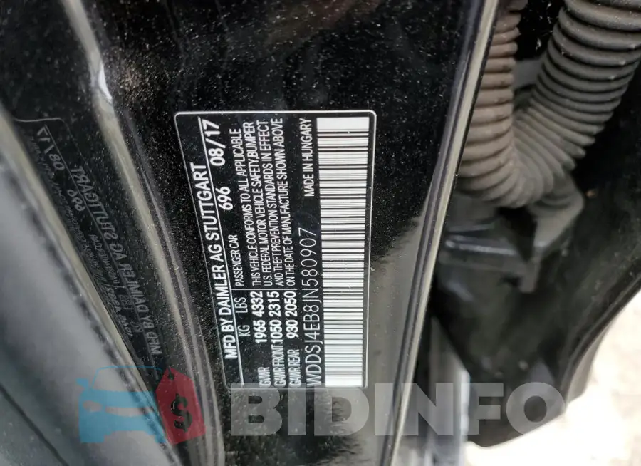 WDDSJ4EB8JN580907 Photo# 12
