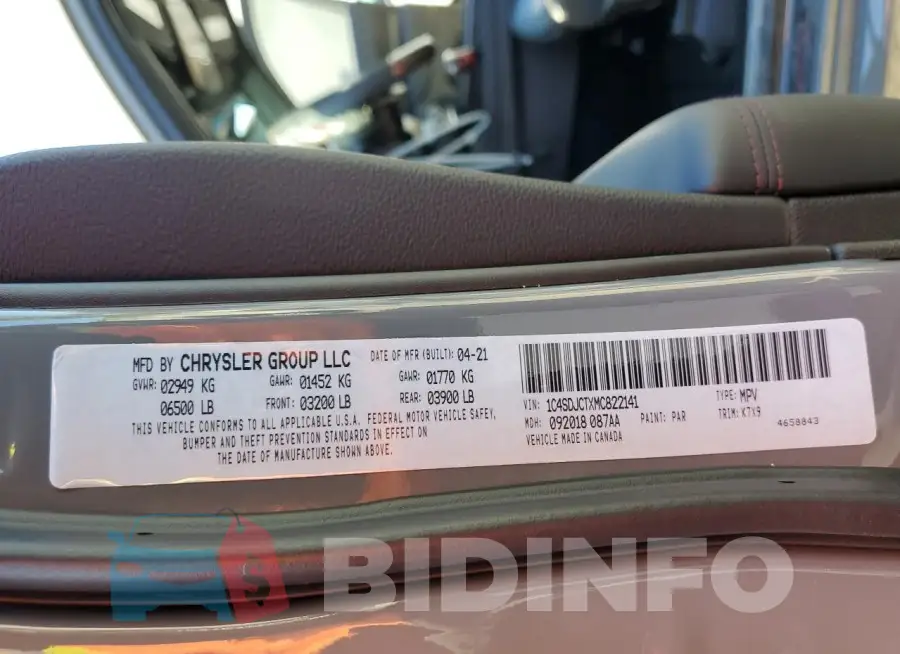 1C4SDJCTXMC765407 Photo# 13