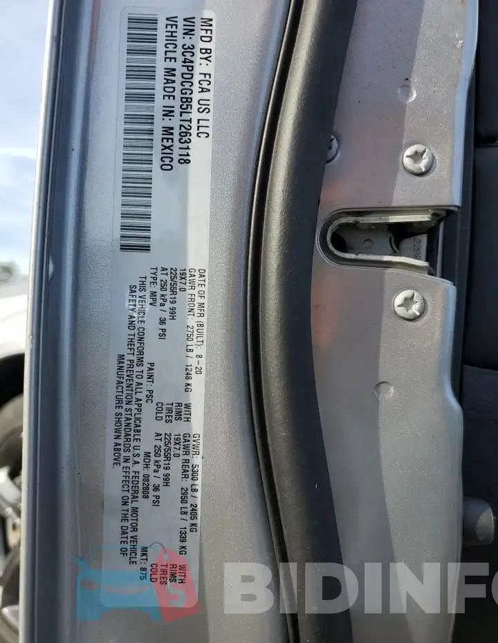 3C4PDCGB5LT263118 Photo# 13