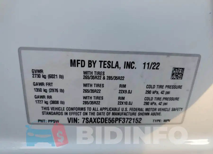 7SAXCDE56PF372152 Photo# 13