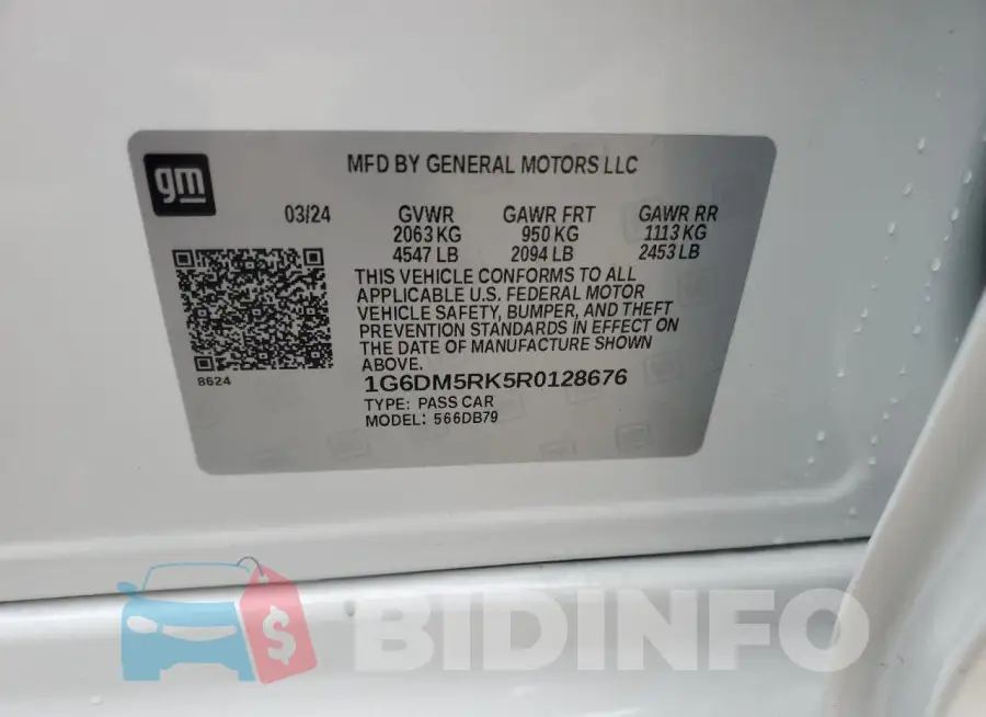 1G6DM5RK5R0128676 Photo# 12