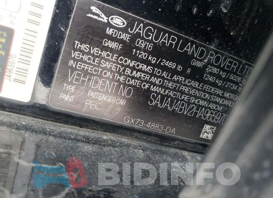 SAJAJ4BV2HA965970 Photo# 12