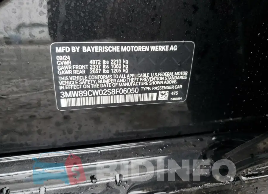 3MW89CW02S8F06050 Photo# 12