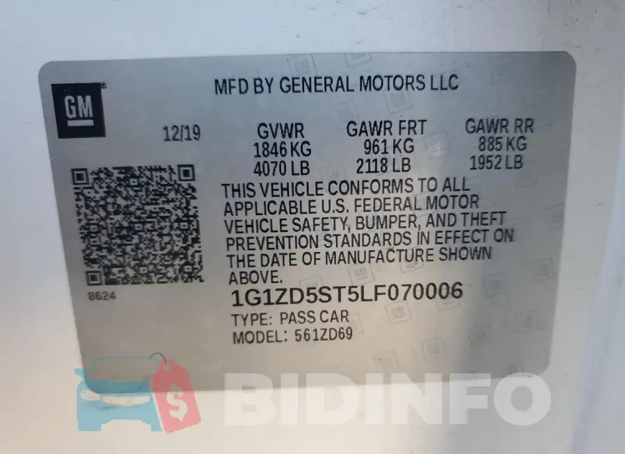 1G1ZD5ST5LF070006 Photo# 12