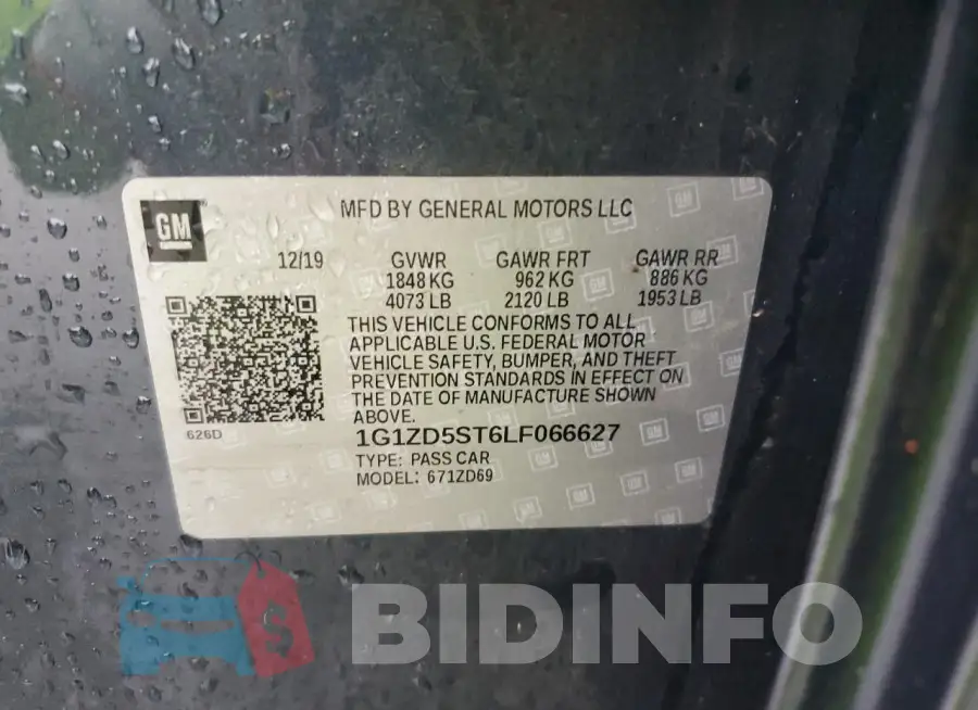 1G1ZD5ST6LF066627 Photo# 13