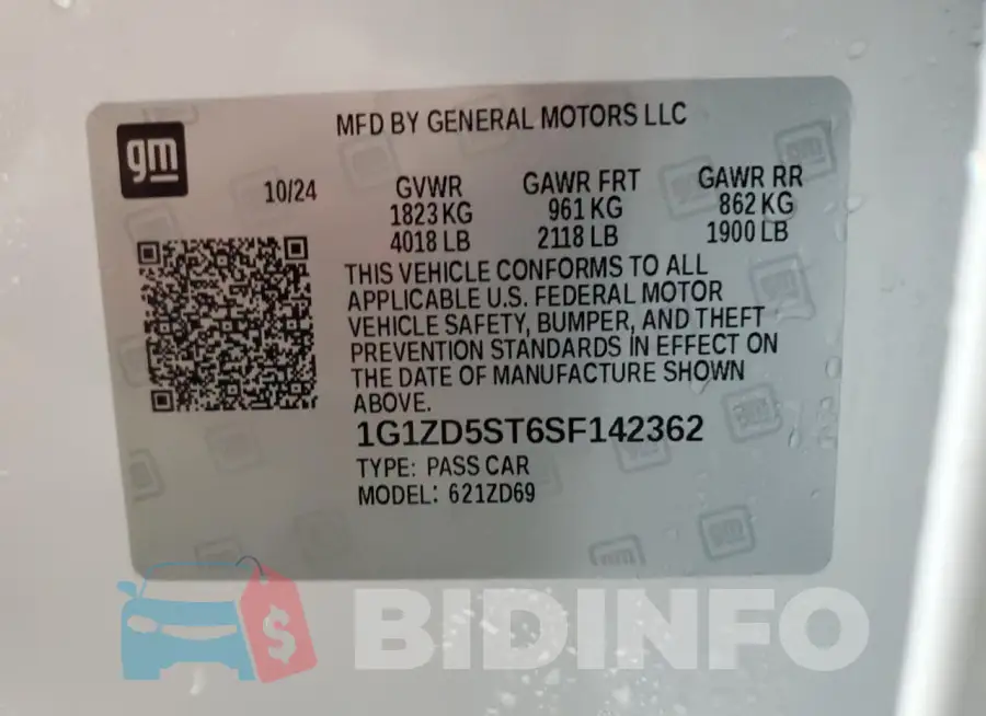 1G1ZD5ST6SF142362 Photo# 12