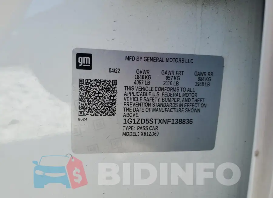 1G1ZD5STXNF138836 Photo# 12