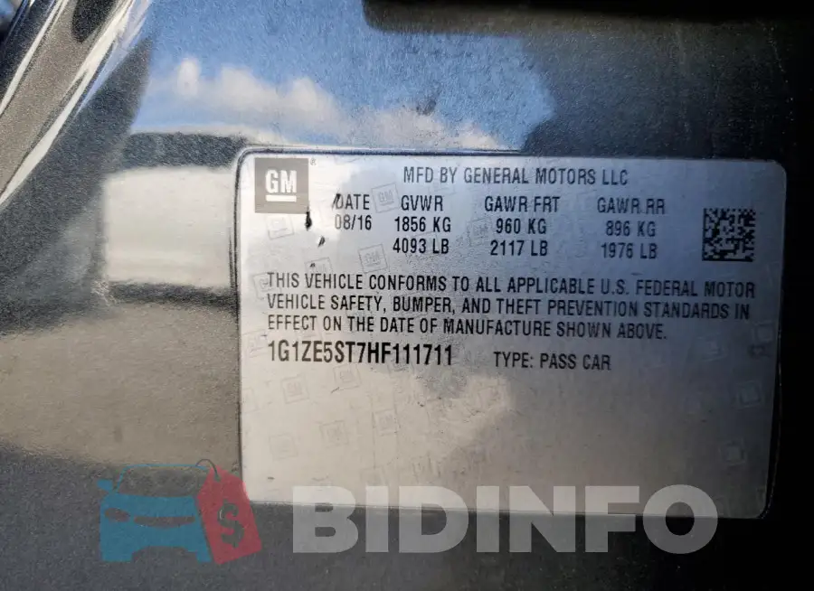 1G1ZE5ST7HF111711 Photo# 12