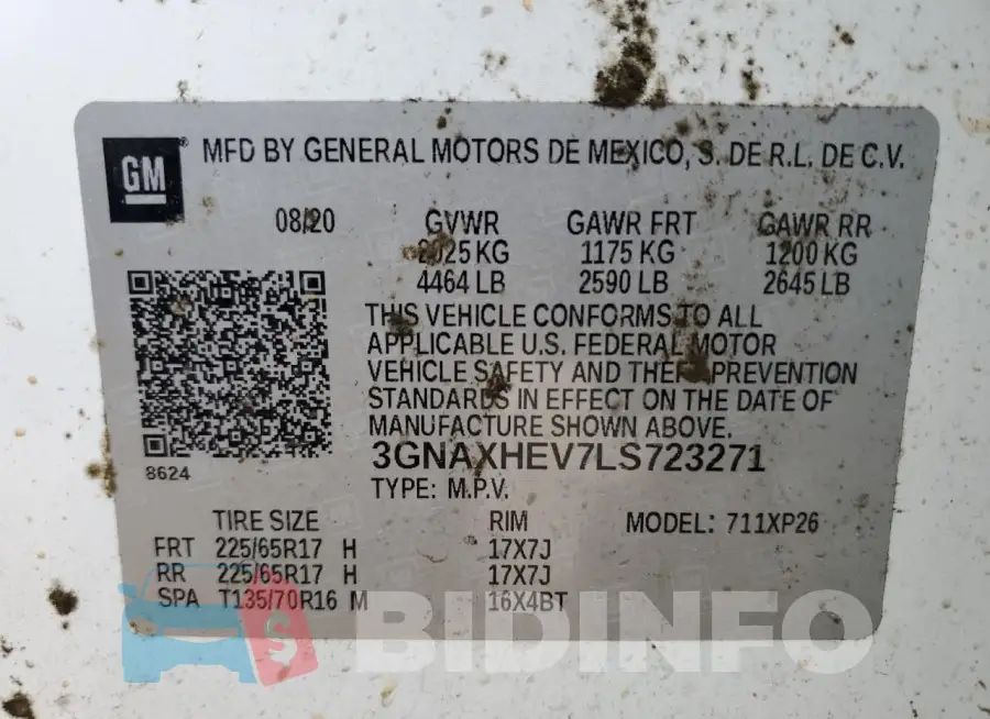 3GNAXHEV7LS723271 Photo# 12