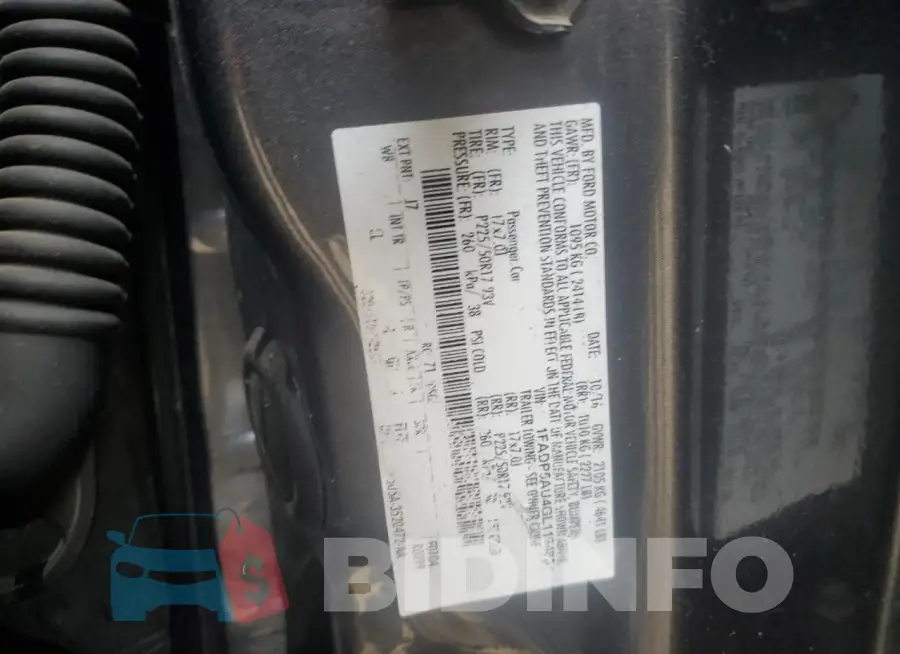 1FADP5AU4GL119485 Photo# 12