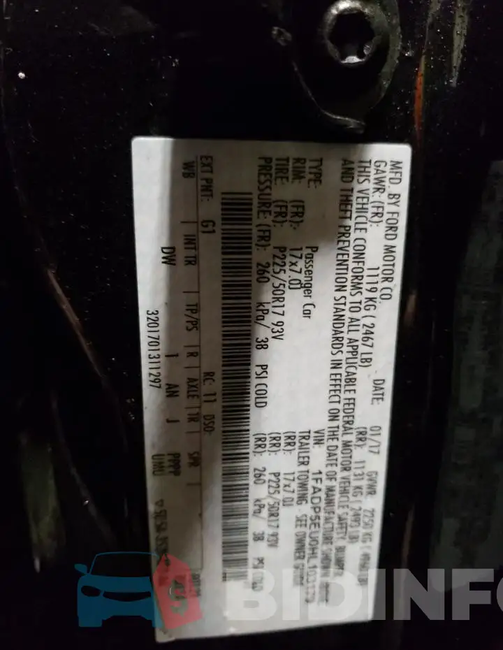 1FADP5EU0HL103179 Photo# 14