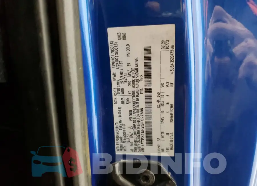 1FTFX1EF2GFC27898 Photo# 13