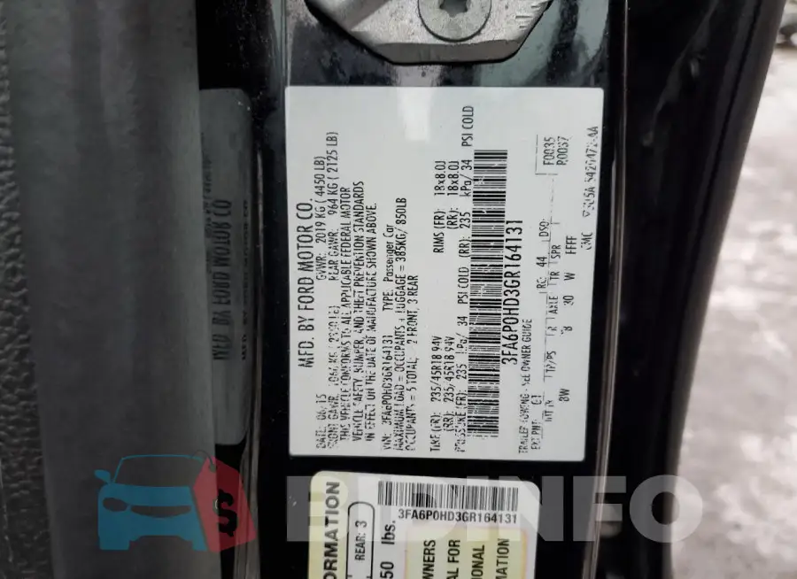 3FA6P0HD3GR164131 Photo# 12