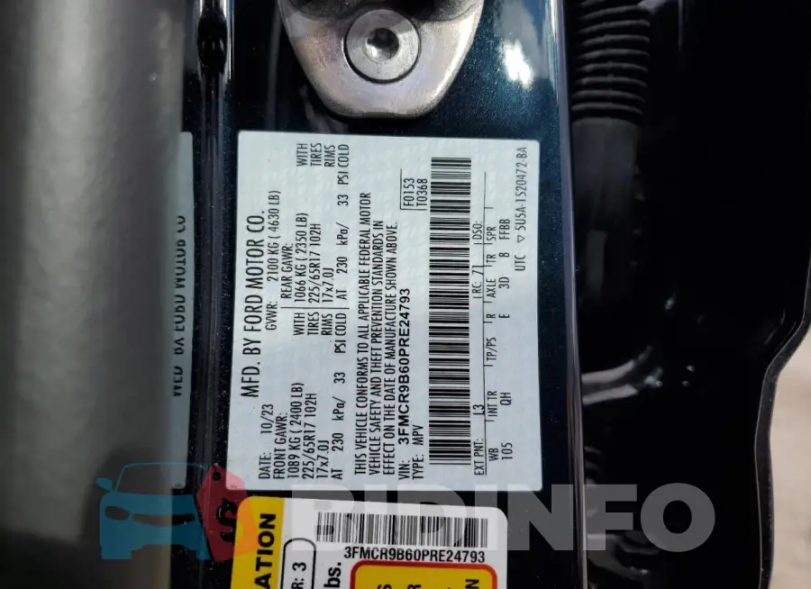 3FMCR9B60PRE24793 Photo# 12