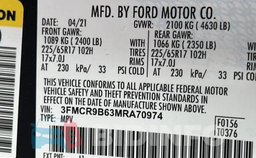 3FMCR9B63MRA70974 Photo# 10