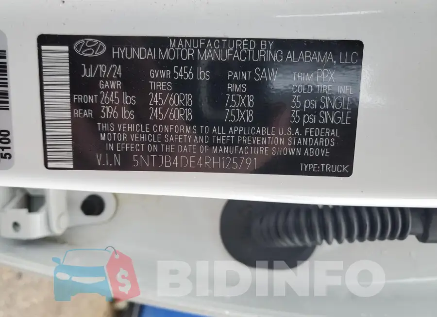 5NTJB4DE4RH125791 Photo# 12
