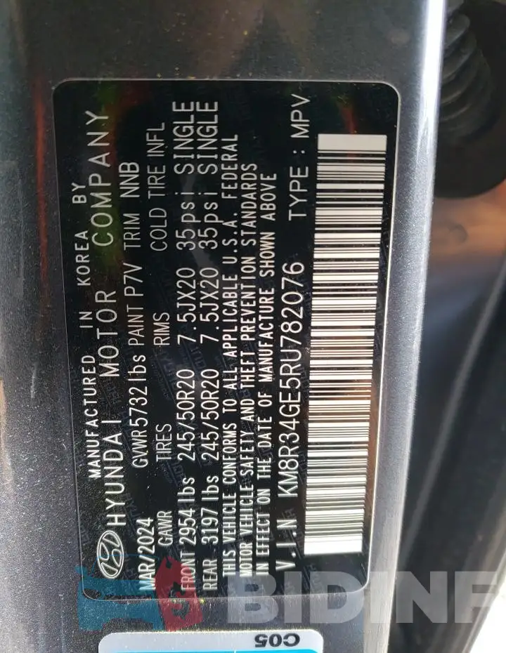 KM8R34GE5RU782076 Photo# 13