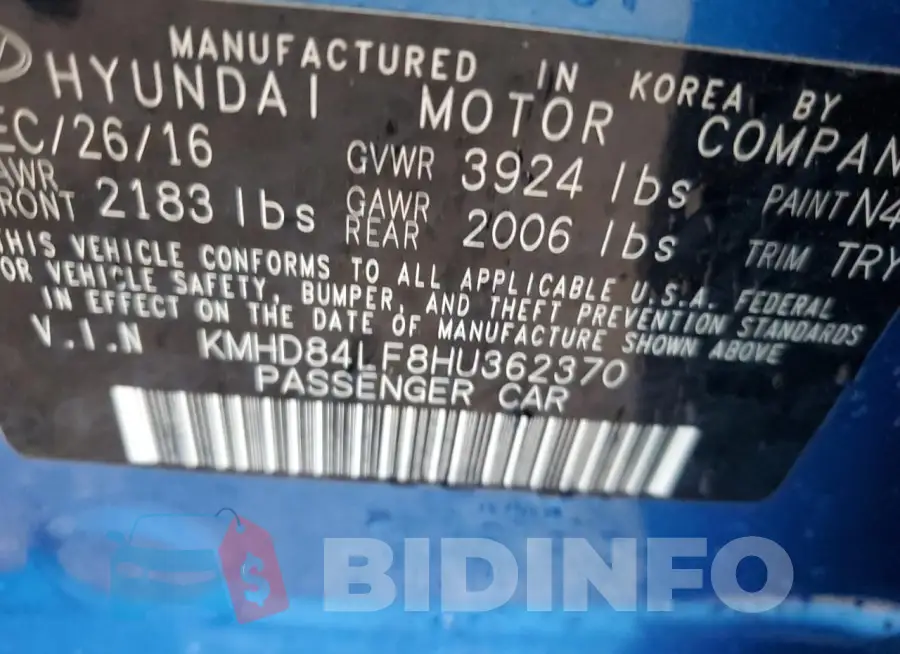 KMHD84LF8HU362370 Photo# 13