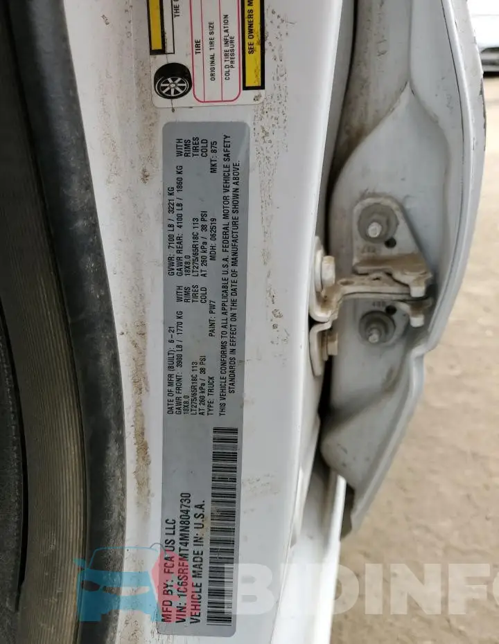 1C6SRFMT4MN804730 Photo# 12