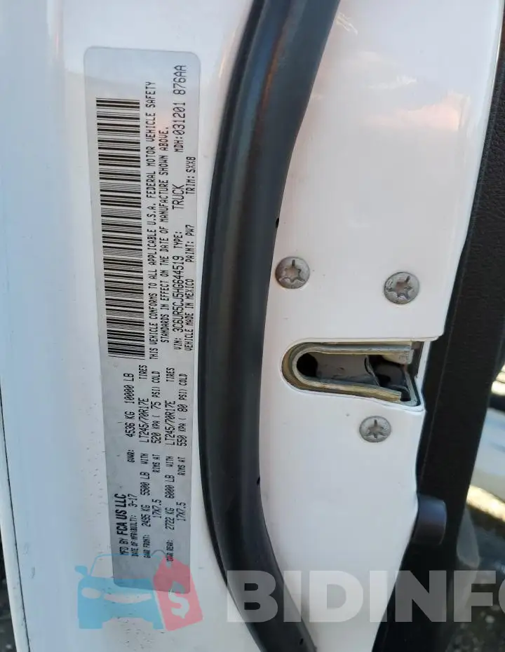 3C6UR5CJ5HG644519 Photo# 12