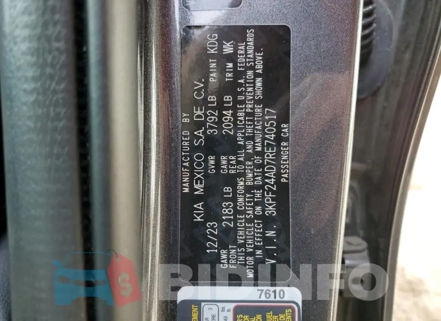 3KPF24AD7RE740517 Photo# 12