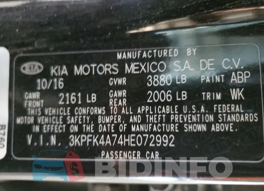 3KPFK4A74HE072992 Photo# 12