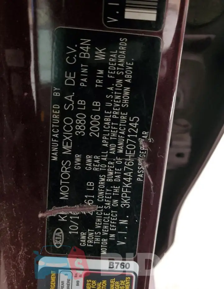 3KPFK4A76HE071245 Photo# 12