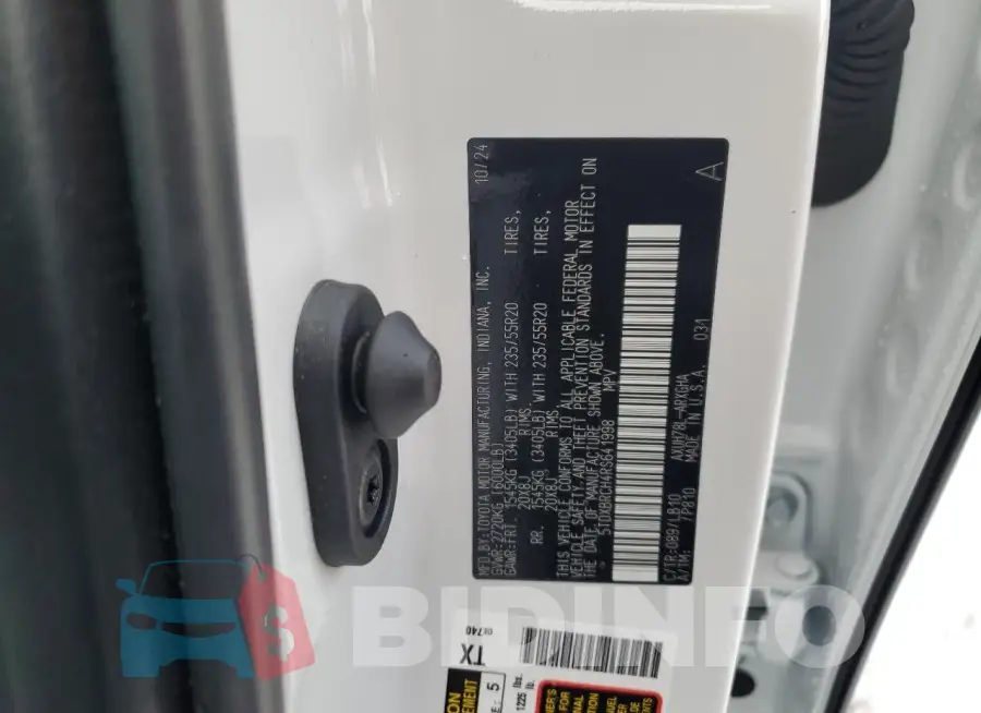 5TDXBRCH4RS641998 Photo# 12