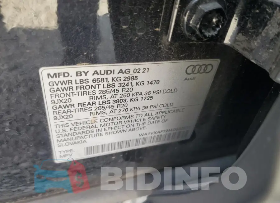 WA1VXAF72MD032811 Photo# 13
