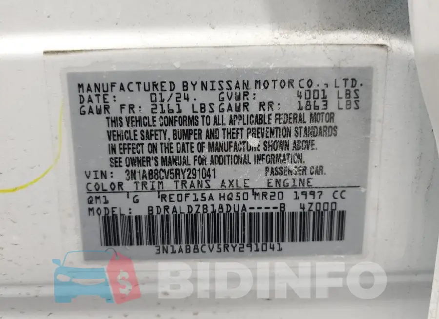 3N1AB8CV5RY291041 Photo# 12