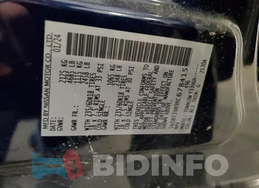 5N1BT3BB9RC678415 Photo# 13