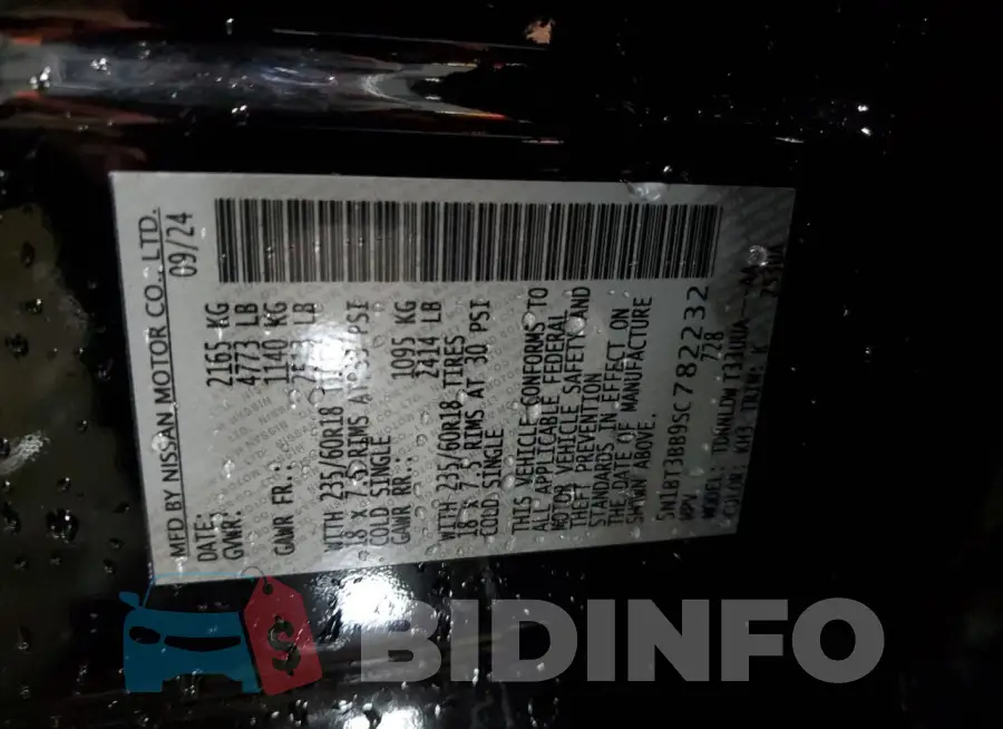 5N1BT3BB9SC782232 Photo# 12