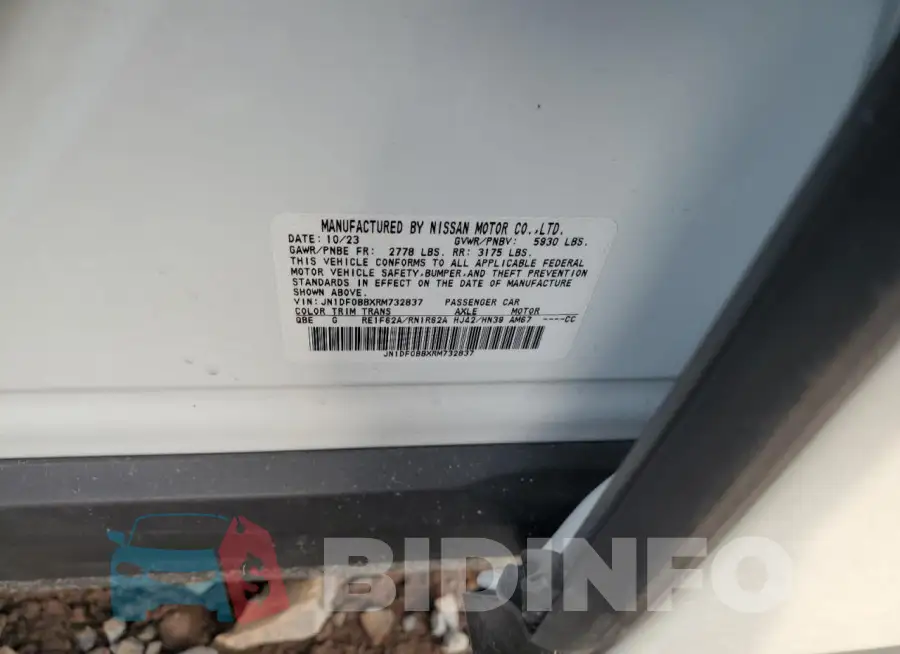 JN1DF0BBXRM732837 Photo# 12