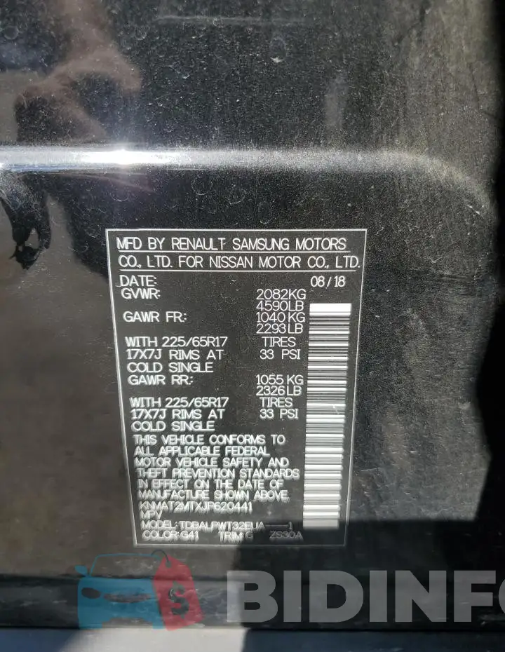 KNMAT2MTXJP620441 Photo# 14