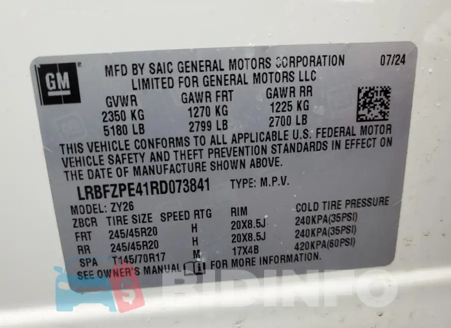 LRBFZPE41RD073841 Photo# 13
