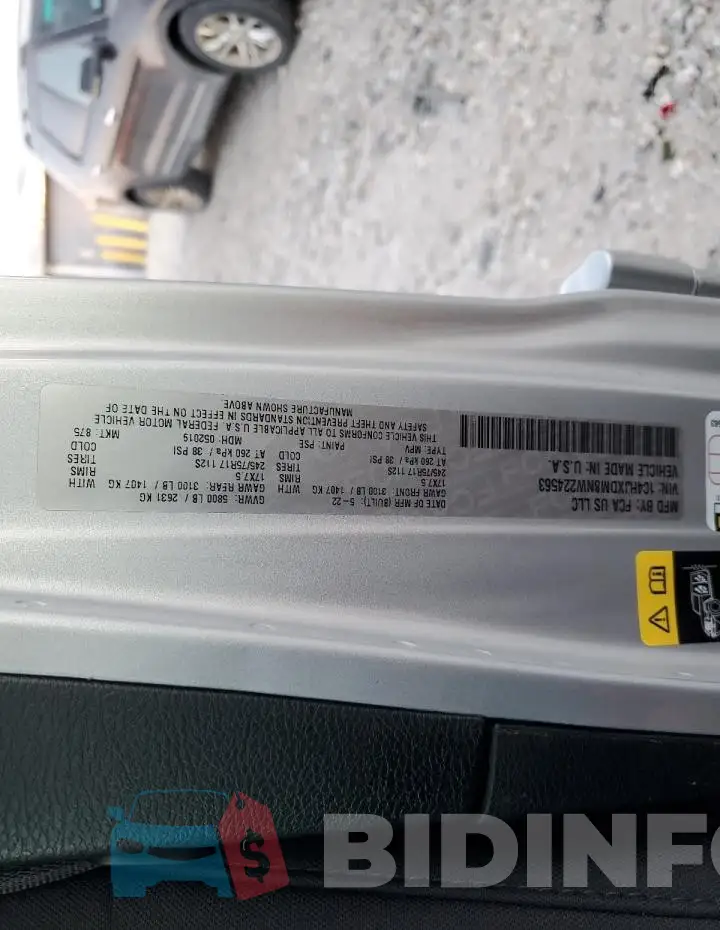 1C4HJXDM8NW224563 Photo# 12